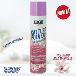 CATTURAPOLVERE IN BOMBOLETTA SPRAY 300ML. PER MULTISUPERFICIE MANDORLA IRGE