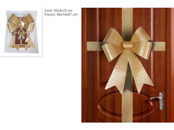 PORTA DIETROPORTA FIOCCO LAMINATO CM.40xH.57 ORO DUESSE