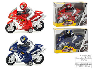 MOTO A FRIZIONE DA CORSA CON PILOTA 100361 GENERAL