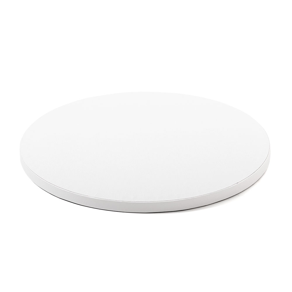 CAKEBOARD TONDO BIANCO CM.D.45xH.1,2 DECORA