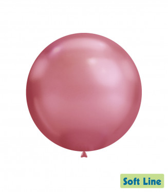 PALLONCINI 18 POLLICI CHROME CM.46 ROSA 114 CONF.20PZ. SOFT LINE