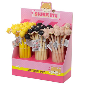PENNA CON CAPPUCCIO MORBIDA CANE SHIBA INU PUCK PEZZI 48