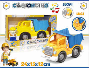 MEZZI CAMIONCINO PORTA SABBIA SUONI E LUCI PLAYMORE