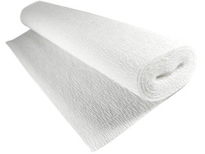 CARTA CRESPA IN ROTOLO DA 40G. CM.50x2.50MT. BIANCO
