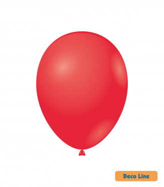 PALLONCINI DECO LINE PROFES. PASTELLO 12 POLLICI CM.30 CONF.50PZ. ROSSI SCARLATO
