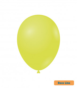 PALLONCINI DECO LINE PROFES. PASTELLO 12 POLLICI CM.30 CONF.50PZ. VERDE KIWI 230