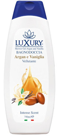 BAGNODOCCIA 750ML. LUXURY ARGAN E VANIGLIA