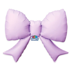 PALLONCINO MYLAR SAGOMA FIOCCO CM.43*55 BOW LILLA BIGPARTY