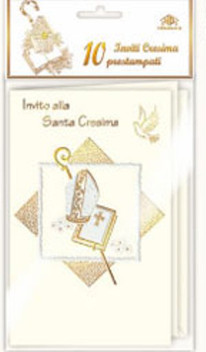 INVITO CRESIMA INVITO CONF. DA 1OPZ. 341112