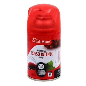 DEODORANTE AMBIENTE SPRAY RICARICA SETABLU ROSSO INTENSO 250ML.