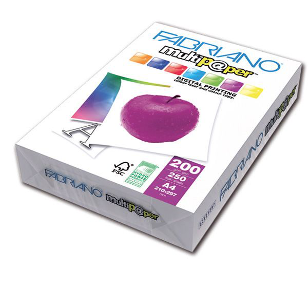 RISMA CARTA A3 BIANCA 200GR. 250FF. IMAGING PRO FABRIANO