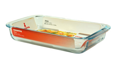 PIROFILA IN VETRO RETTANGOLARE CM.26x15xH4 KASAVIVA