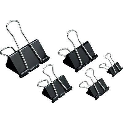 MOLLE CLIP mm.19 IN PLASTICA NERE CONF.12PZ. IN SCATOLA NIKOFFICE