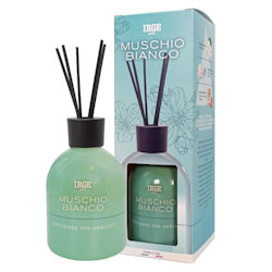 DEODORANTE AMBIENTE LIQUIDO CON BASTONCINI 500 ML. MUSCHIO BIANCO IRGE