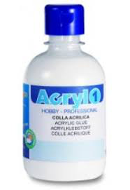 VERNICE COLLA ACRILICA IN FLACONE DA 300ML. PRIMO
