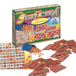 TOMBOLA 24 CARTELLE SPECIAL CON CARTELLE CON FINESTRELLE 092 SALA