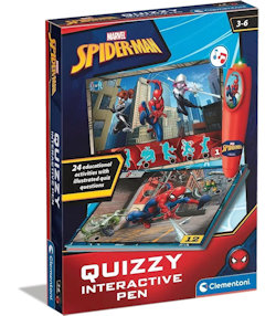 SAPIENTINO BASIC SPIDERMAN QUIZZY 3-6 ANNI 16452 CLEMENTONI
