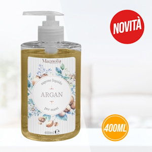 SAPONE LIQUIDO 400ML. CON DOSATORE IRGE ARGAN