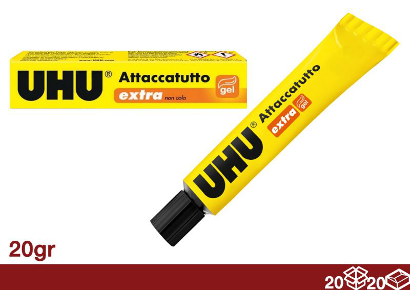 COLLA GEL UHU EXTRA IN TUBETTO DA 20gr.