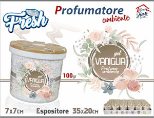DEODORANTE AMBIENTE FRESH IN BARATTOLINO 100GR. CM.7x7 VANIGLIA GOOD HO PEZZI 18