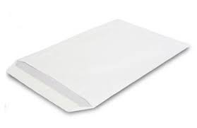 BUSTA IN CARTA A SACCO BIANCA CM.30x40 CONF. DA 25pz. CON STRIP ADESIVO