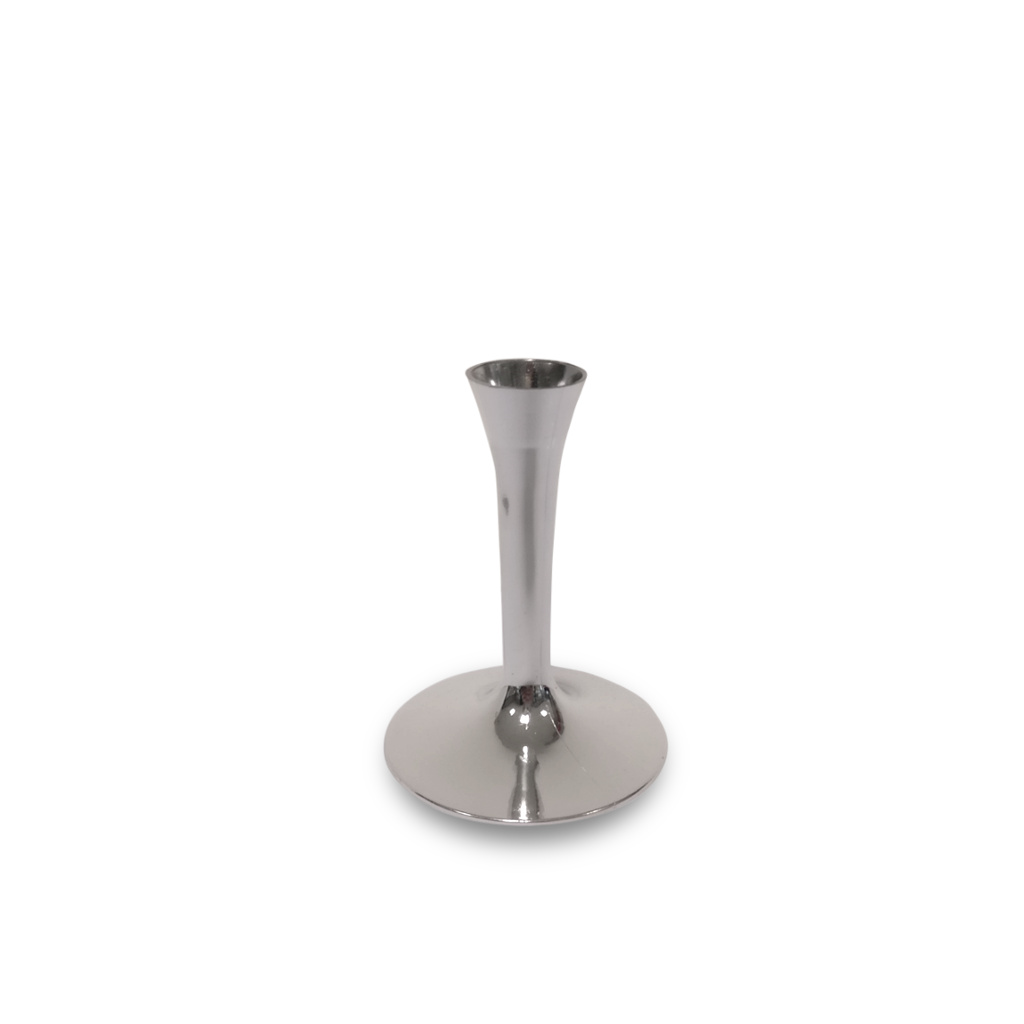 BICCHIERE CALICE FLUTE IN PLASTICA SOLO BASI ARGENTO CON.20PZ. BIGPARTY