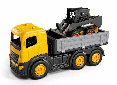 MEZZI DA LAVORO CAMION CON BOB CAT SCATOLATO CM.40 ART.1120 ADRIATIC