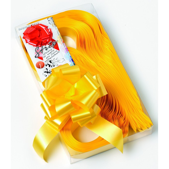COCCARDE STRIP SPLENDENTE CM.3 GIALLO PEZZI 30