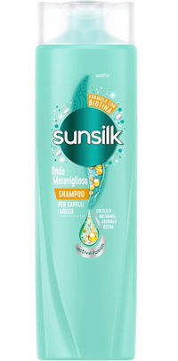 SHAMPOO SUNSILK 250ML. CAPELLI MOSSI ONDE MERAVIGLIOSE NEW