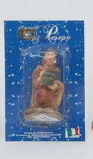 BLISTER RE MAGIO CON MANTELLO BLU IN RESINA CM.15 PR-23061 EURONATALE