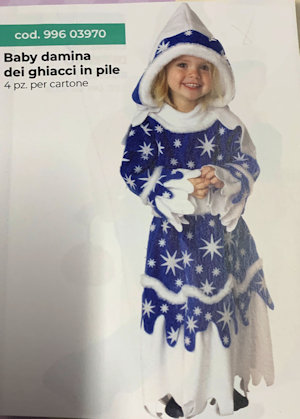 COSTUME BABY DAMINA DEI GHIACCI IN PILE