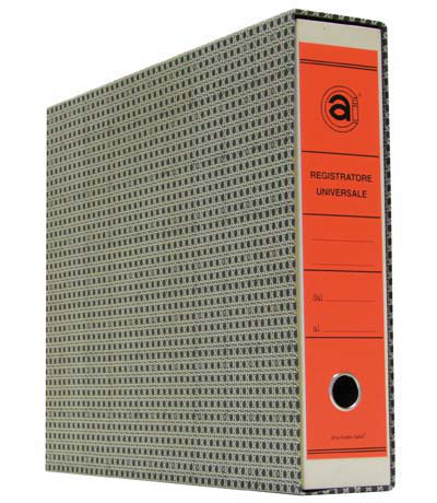 RACCOGLITORE 2 ANELLI CON CUSTODIA MAGNUM CM.32x48 DORSO 8 ROSSO