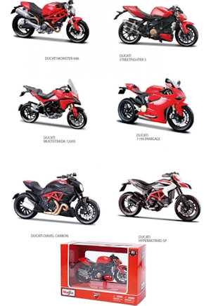 AUTO MODELLINO MOTO 1:18 DUCATI MAISTO 390661.018