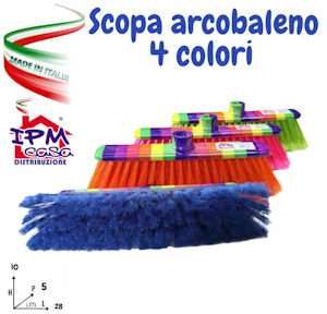 PAVIMENTO SCOPA CON PARAURTI ARCOBALENO IPM