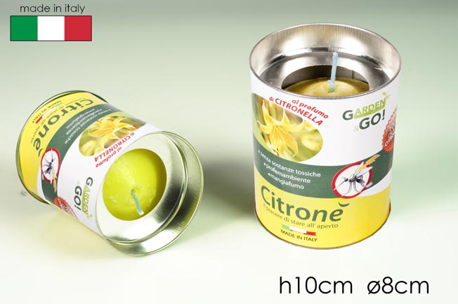 CITRONELLA IN CONTENITORE ALLUMINO BARATTOLO CM.8 940924 GENERAL