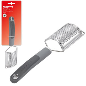 UTENSILE GRATTUGIA LAMA FINE IN ACCIAIO CON MANICO CM.25 KASAVIVA