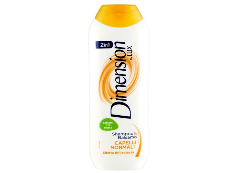 SHAMPOO & BALSAMO DIMENSION 250ML. LISCI 2 IN 1 ARANCIONE