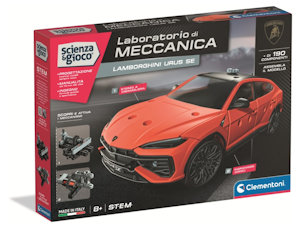 SCIENZA E GIOCO LABORATORIO DI MECCANICA LAMBORGHINI URSUS 8 ANNI + 19487 CLEMEN