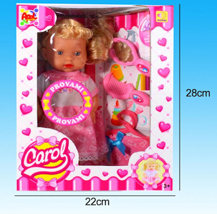 BAMBOLA CAROL CON VOCE E ACCESSORI 36157