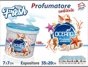 DEODORANTE AMBIENTE FRESH IN BARATTOLINO 100GR. CM.7x7 OCEANO GOOD HO PEZZI 18