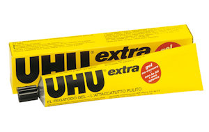 COLLA GEL UHU EXTRA IN TUBETTO DA 125gr.