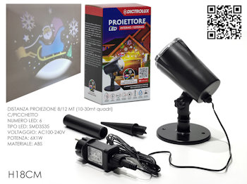 PROIETTORE PER ESTERNO CON LUCI A LED E MOVIMENTO 472913 GENERAL