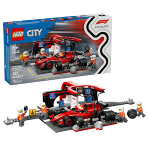 LEGO CITY PIT STOP FERRARI F1 60443