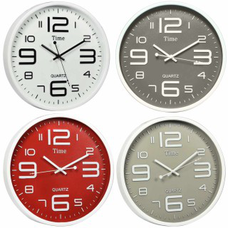 OROLOGIO DA PARETE TONDO 30CM TIME COLOR KASAVIVA