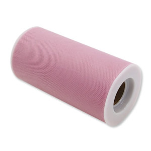 ROTOLO TULLE H.CM.12.5 x 25 MT. ROSA ANTICO BIGPARTY