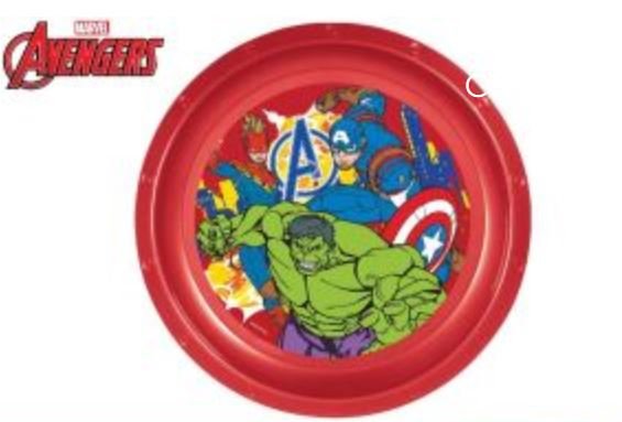AVENGERS PIATTO PLASTICA PIANO EOLD.