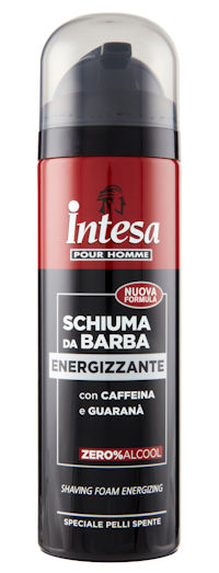 SCHIUMA DA BARBA INTESA 300ML ENERGIZZANTE CON CAFFEINA E GUARANA'