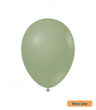 PALLONCINI DECO LINE PROFES. PASTELLO 12 POLLICI CM.30 CONF.50PZ. VERDE SALVIA