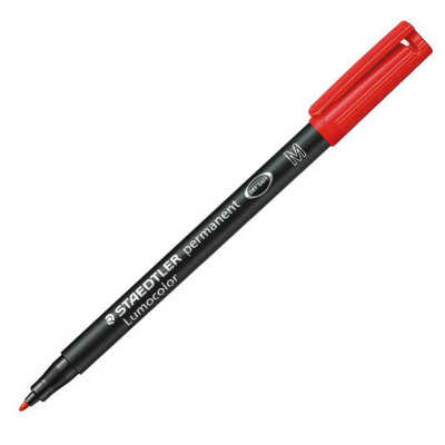 PENNARELLO STAEDTLER LUMOCOLOR 317 PUNTA M ROSSO pezzi 10