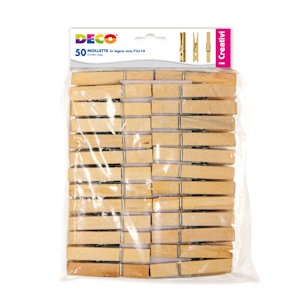 MOLLETTE IN LEGNO COLORE NATURALE MM.72x10 CONF.50 PZ. CWR